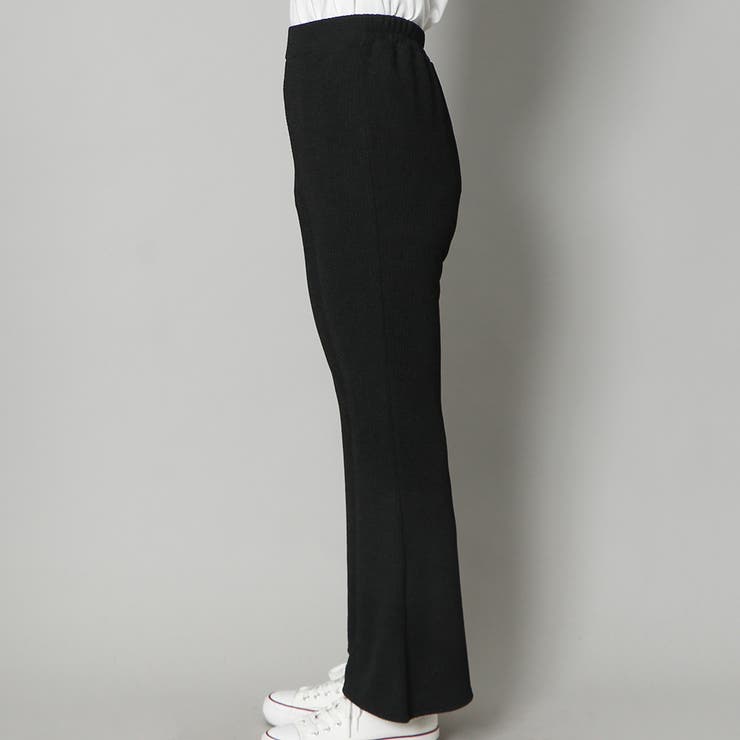 光沢リブフレアパンツ | GORGE  | 詳細画像3 