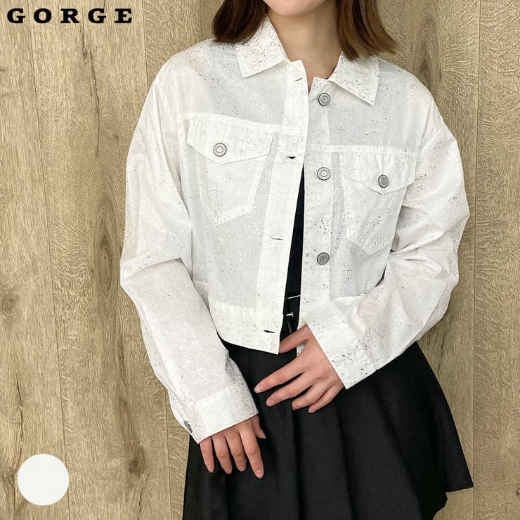 箔プリントジャケット[品番：GORW0008700]｜GORGE （ゴージ）の