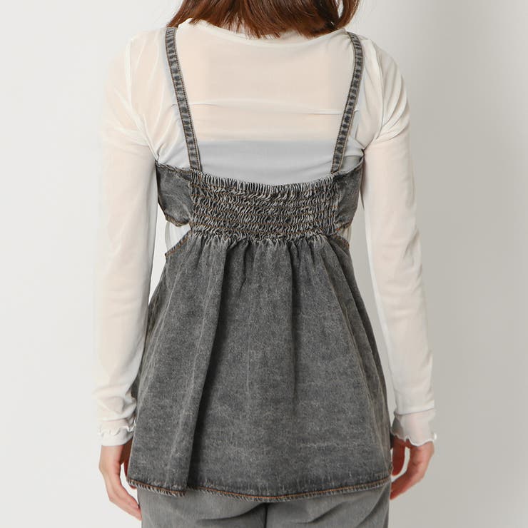 サイドカットデニムキャミチュニック[品番：GORW0008699]｜GORGE