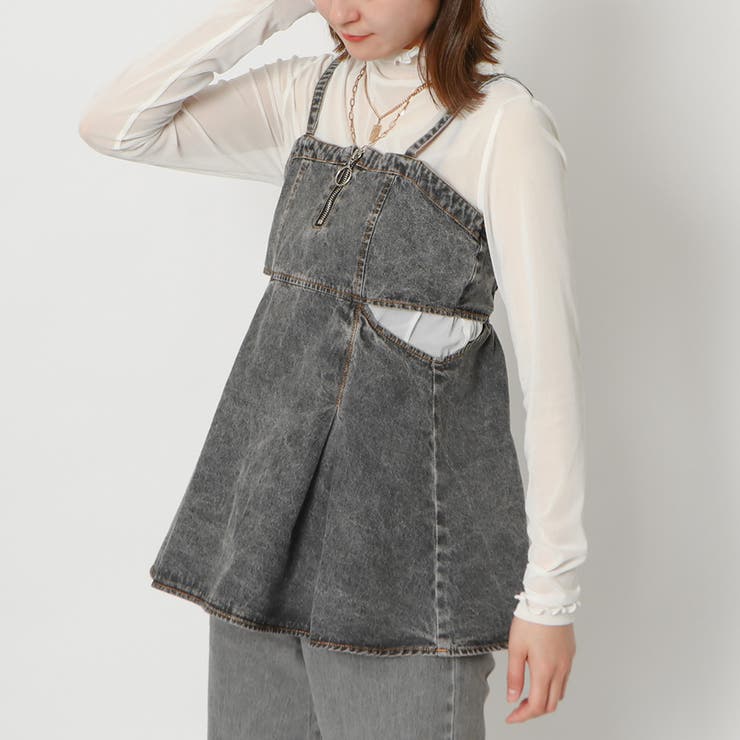 サイドカットデニムキャミチュニック[品番：GORW0008699]｜GORGE