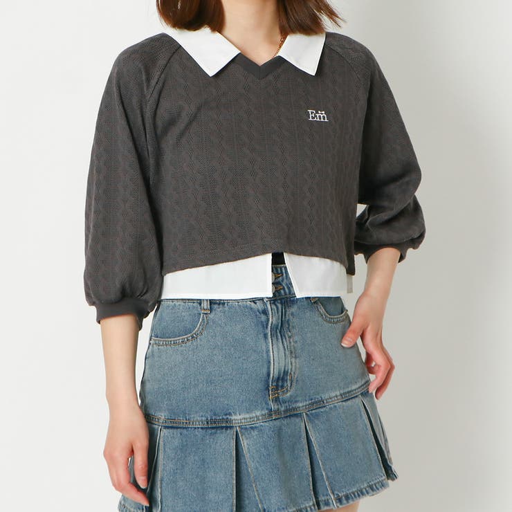 襟付きドッキングプルオーバー | GORGE  | 詳細画像7 