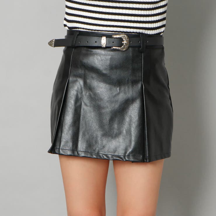 ベルト付きＢＯＸプリーツスカート | GORGE  | 詳細画像2 