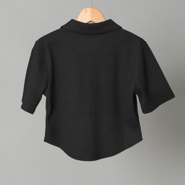 テレコリブポケ付きＺＩＰカーディガン | GORGE  | 詳細画像2 