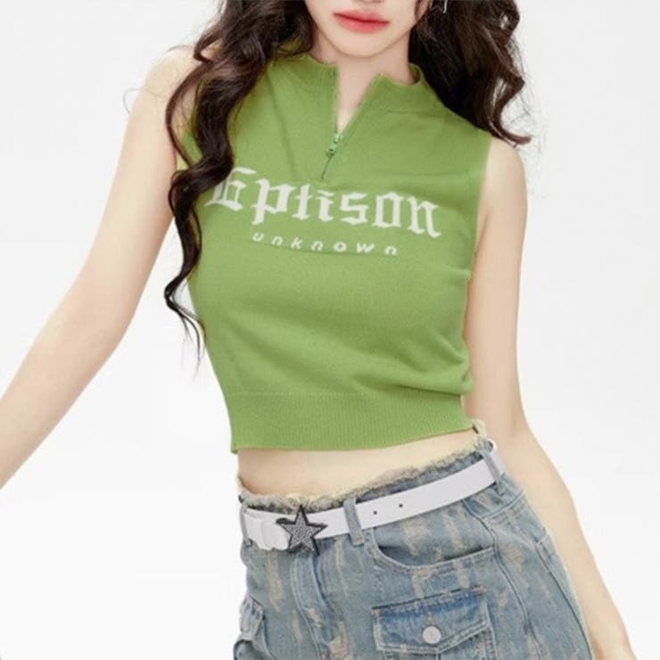 ハーフｚｉｐロゴニット | GORGE  | 詳細画像14 