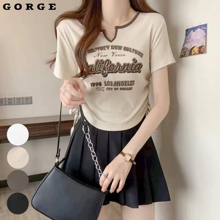 ドロストキーネックＴシャツ | GORGE  | 詳細画像1 