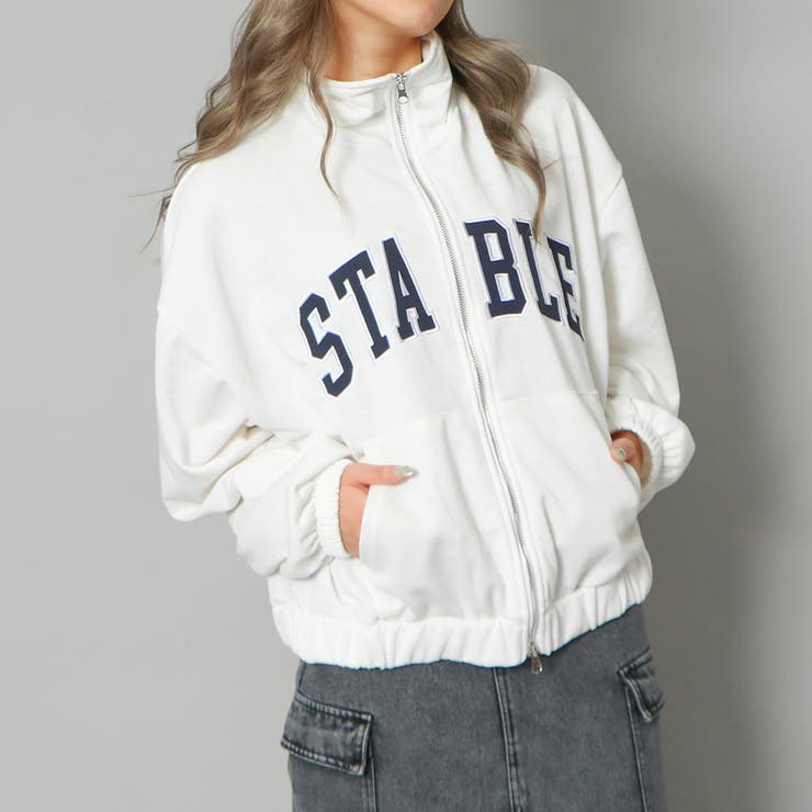 フルＺｉｐスタンドロゴカーディガン | GORGE  | 詳細画像7 