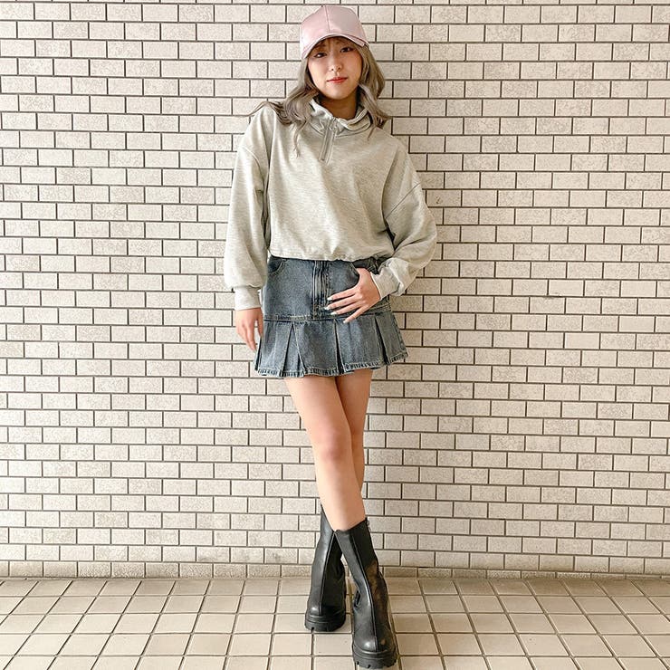 ラインストーンロゴハーフＺＩＰプルオーバー | GORGE  | 詳細画像11 