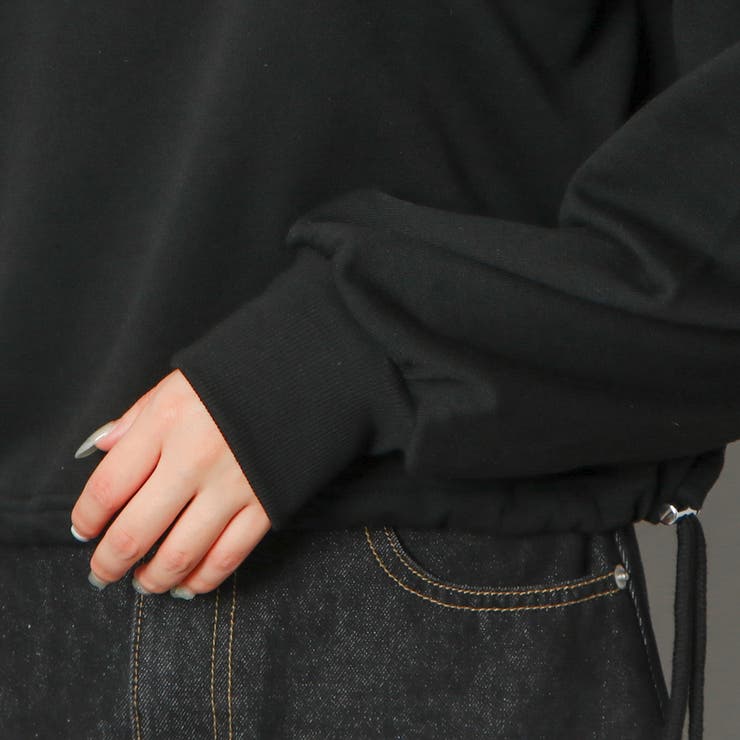 ラインストーンロゴハーフＺＩＰプルオーバー | GORGE  | 詳細画像5 