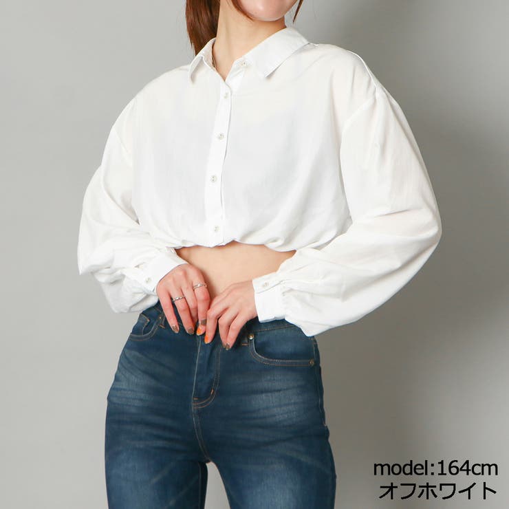 オフホワイト | ソフトワッシャー短丈シャツ | GORGE 
