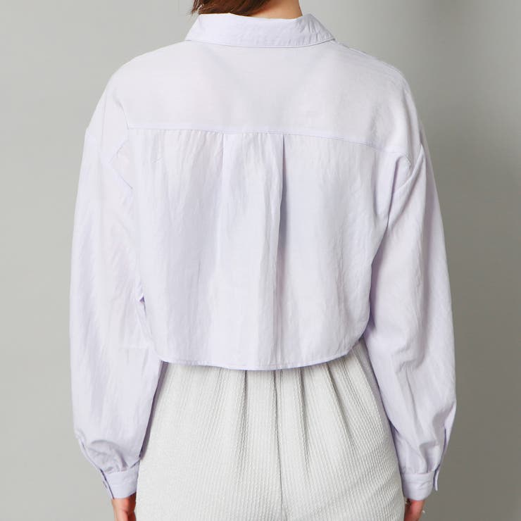 ソフトワッシャー短丈シャツ | GORGE  | 詳細画像4 