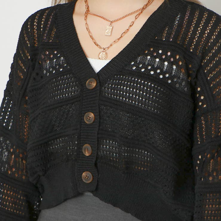 麻タッチカーディガン | GORGE  | 詳細画像6 