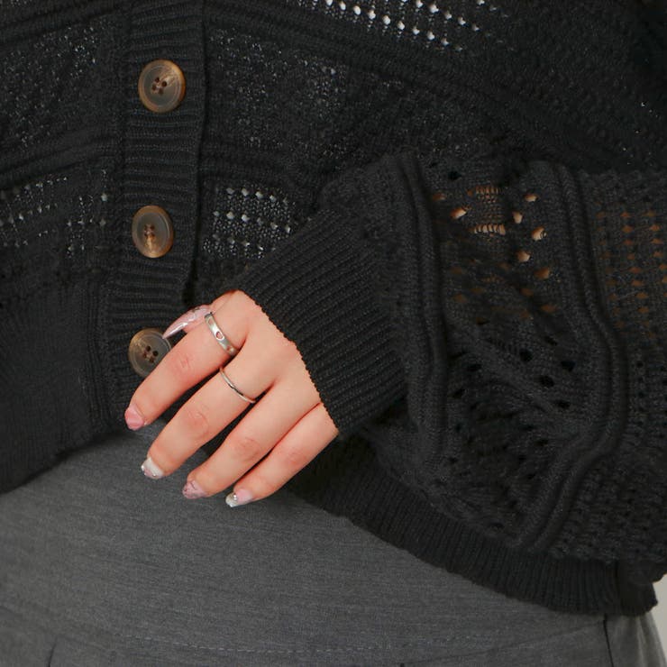 麻タッチカーディガン | GORGE  | 詳細画像5 