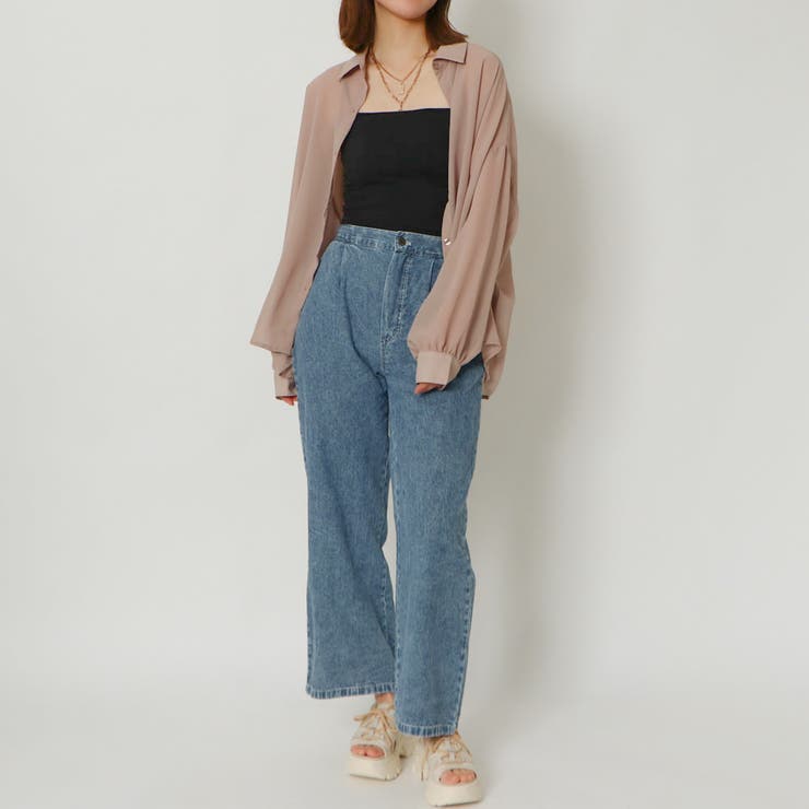 シフォン無地シャツ | GORGE  | 詳細画像9 