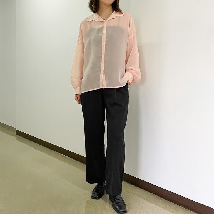 シフォン無地シャツ | GORGE  | 詳細画像10 