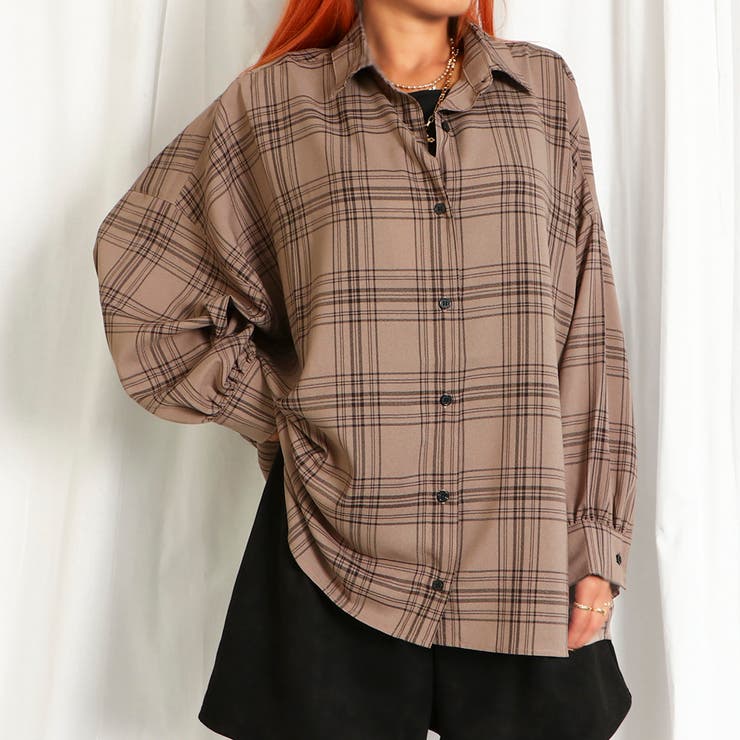 インナー付きチェックシャツ[品番：GORW0008711]｜GORGE （ゴージ）のレディースファッション通販｜SHOPLIST（ショップリスト）