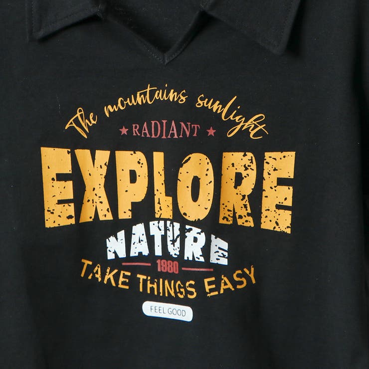 襟付きカレッジロゴＴシャツ | GORGE  | 詳細画像2 