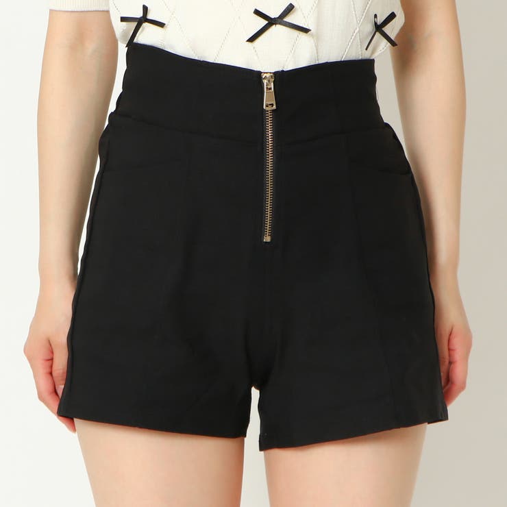 ZIP付きストレッチショートパンツ[品番：GORW0008841]｜GORGE