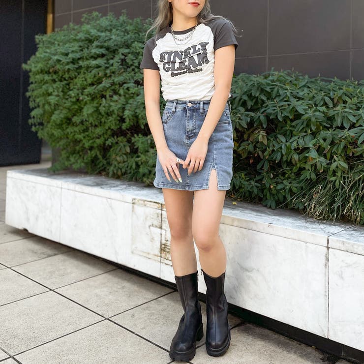 フロントシャーリングロゴＴシャツ | GORGE  | 詳細画像8 