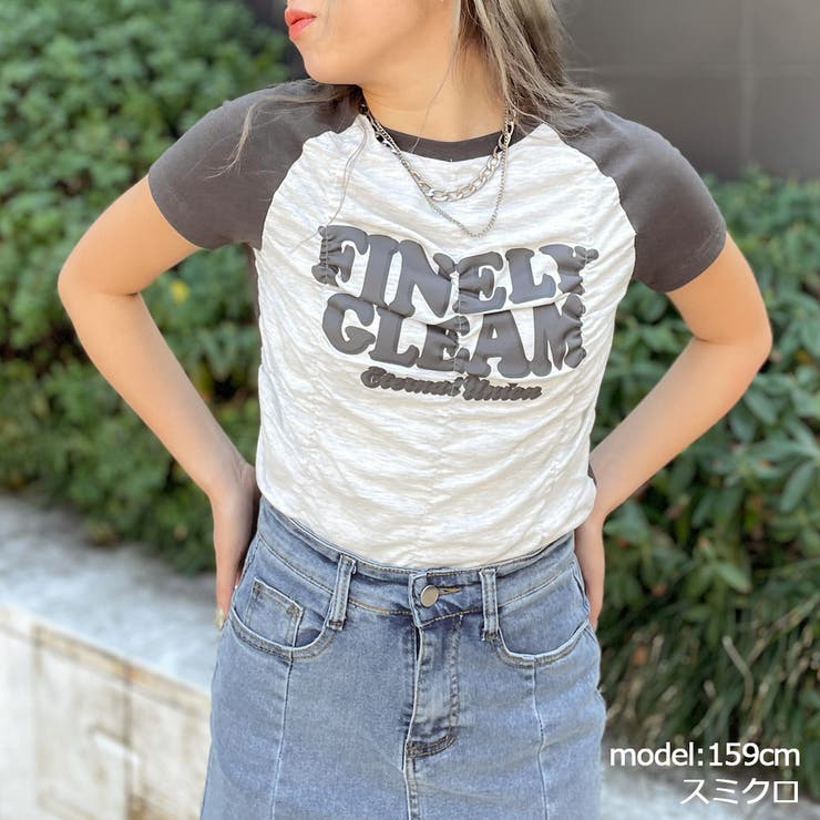スミクロ | フロントシャーリングロゴＴシャツ | GORGE 