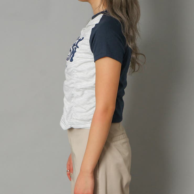 フロントシャーリングロゴＴシャツ | GORGE  | 詳細画像3 