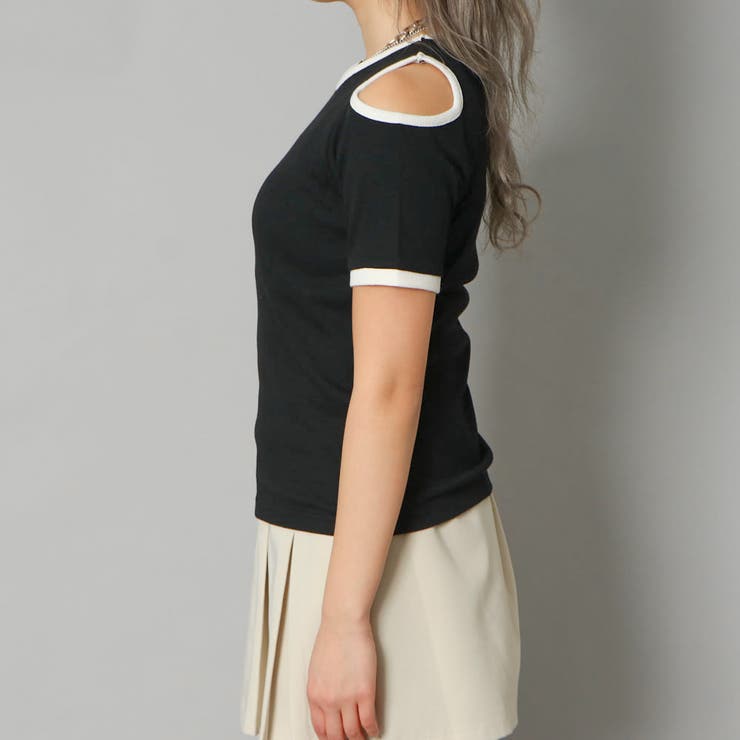 肩開きハートワンポイントＴｏｐｓ | GORGE  | 詳細画像3 