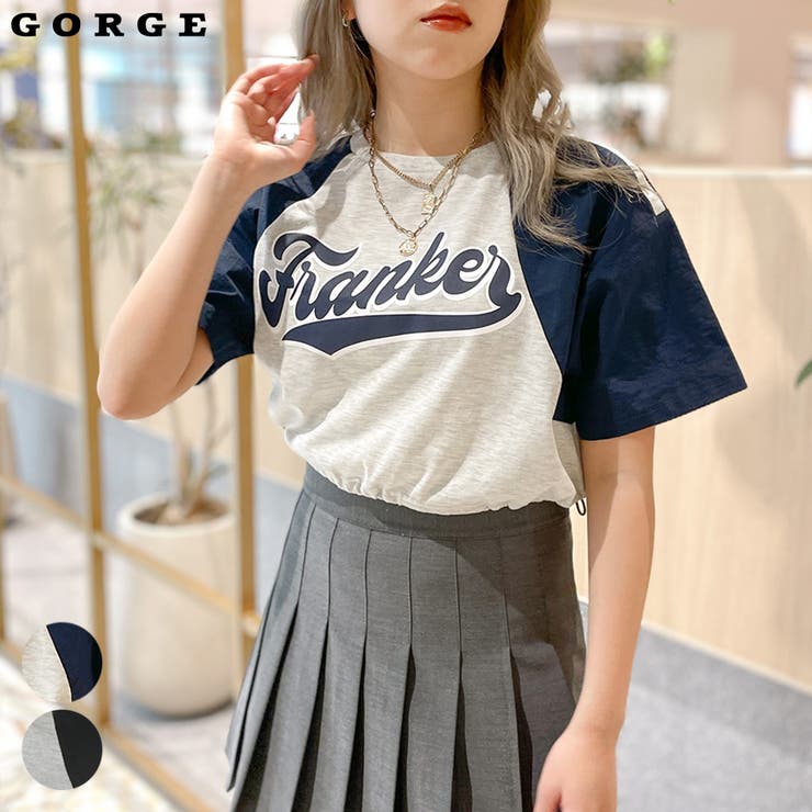 レディース 発泡プリント ラグランTシャツ | GORGE  | 詳細画像1 