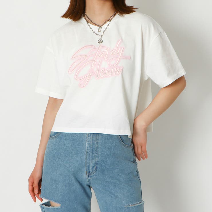 【ホワイト】ヴィンテージデザイン スプレープリント 半袖Tシャツ / オーバーサイズ セール】Vintage design spray processing t-shirt/ヴィンテージ