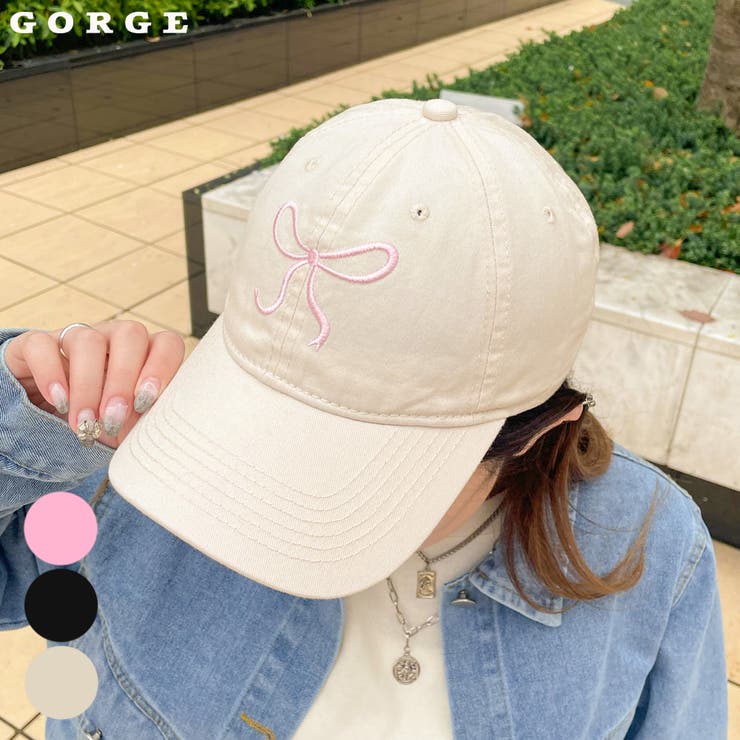 【保障できる】 リボンキャップ[品番：GORW0008770]｜GORGE （ゴージ）の 帽子