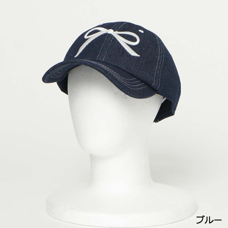 【デニムリボンが爽やか映え】HERMES Kalliope 帽子 ナチュラル デニムリボンCAP[品番：GORW0008939]｜GORGE （ゴージ）の
