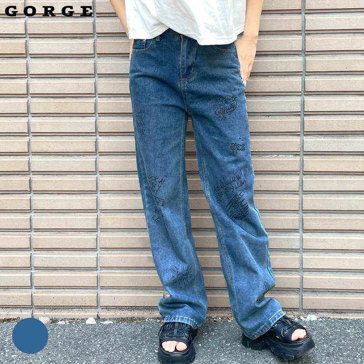 プリントデニムパンツ | GORGE  | 詳細画像1 