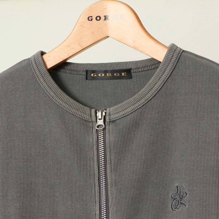 Ｗｚｉｐピグメントカーディガン | GORGE  | 詳細画像7 