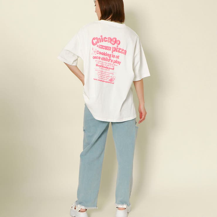 発泡ラメプリント Tシャツ[品番：GORW0009133]｜GORGE （ゴージ