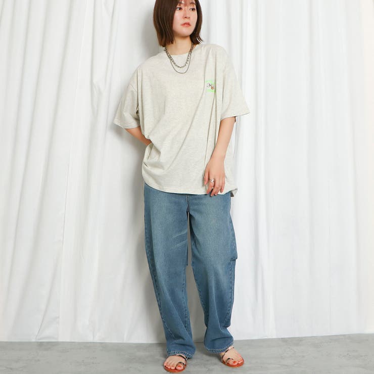 発泡ラメプリント Tシャツ[品番：GORW0009133]｜GORGE （ゴージ