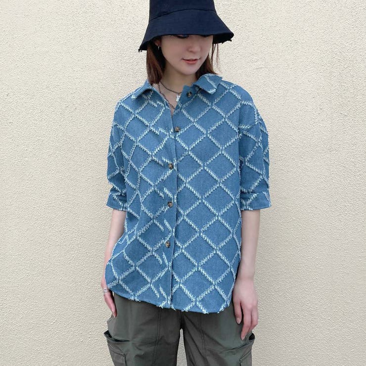 ５分デニムフリンジシャツ | GORGE  | 詳細画像8 