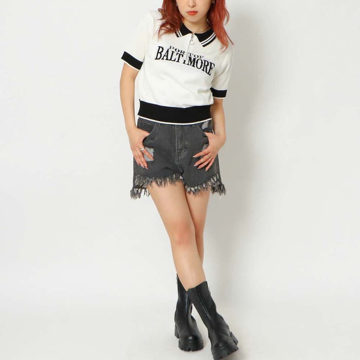 Ｚｉｐポロニットプルオーバー | GORGE  | 詳細画像13 