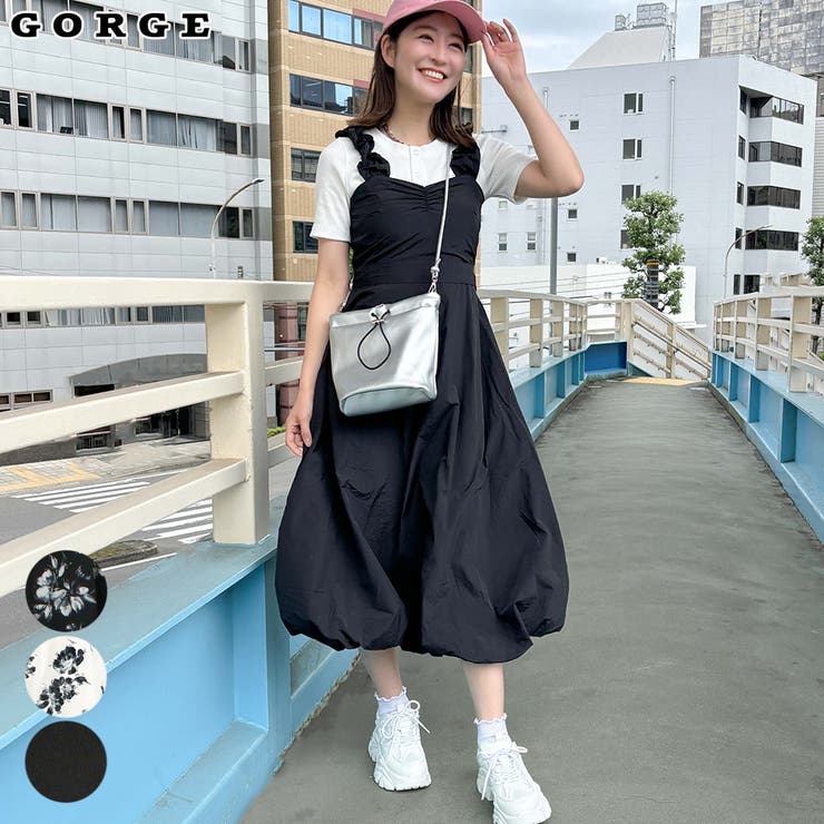 バルーンキャミワンピース[品番：GORW0008982]｜GORGE （ゴージ）のレディースファッション通販｜SHOPLIST（ショップリスト）