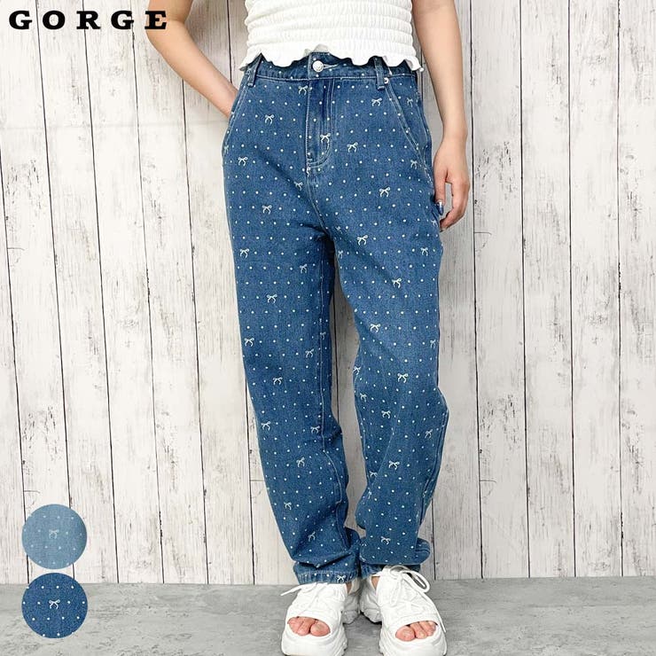 リボンバッセンデニムパンツ | GORGE  | 詳細画像1 