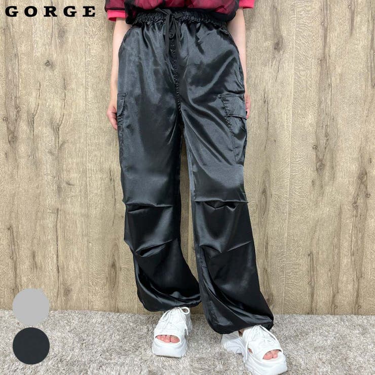 サテンカーゴパンツ[品番：GORW0008971]｜GORGE （ゴージ）の