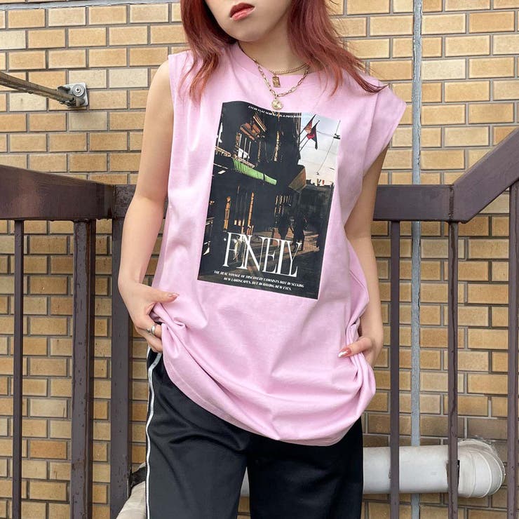 ノースリ転写プリントＴシャツ | GORGE  | 詳細画像11 