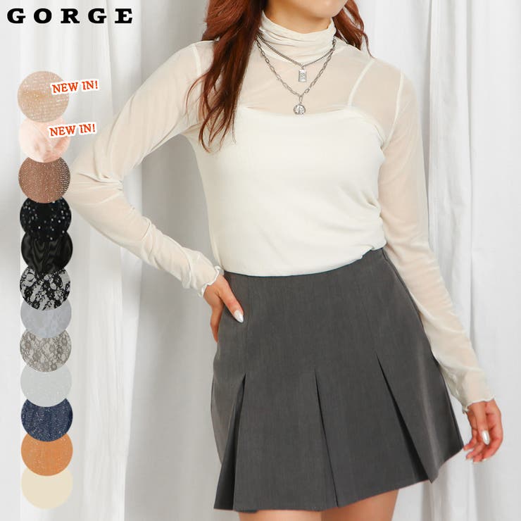 ハイネックシアーTops[品番：GORW0008947]｜GORGE （ゴージ