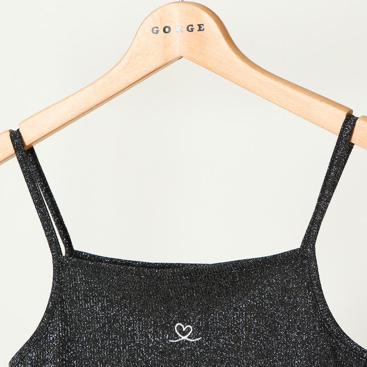 ラメテレコハート刺しゅうキャミソール | GORGE  | 詳細画像6 