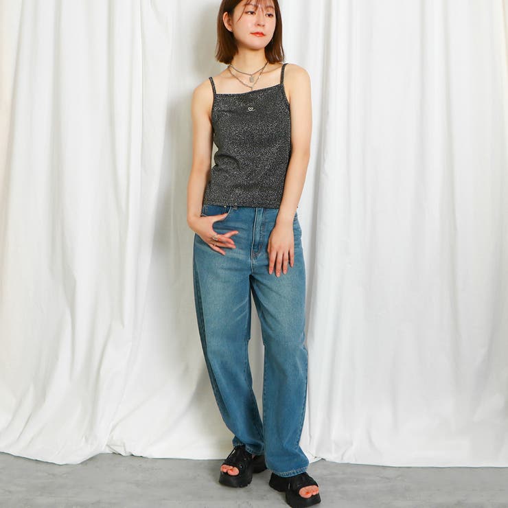 ラメテレコハート刺しゅうキャミソール | GORGE  | 詳細画像9 