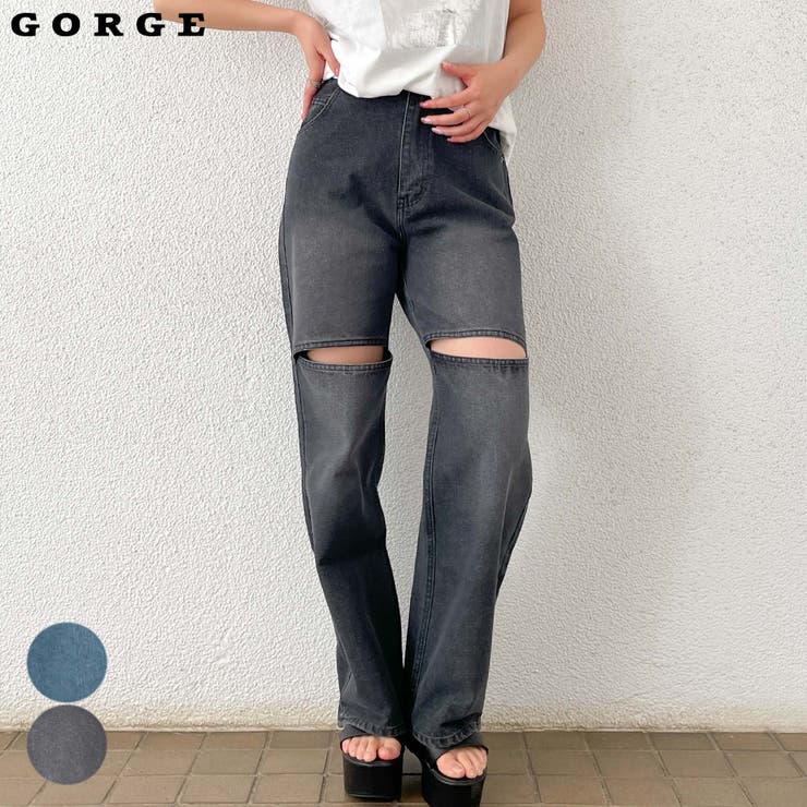 スリットデニムパンツ | GORGE  | 詳細画像1 