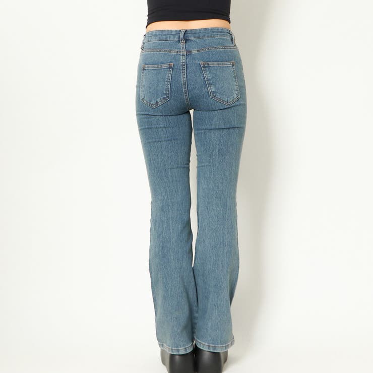 ジーパン SIDE RIPPED スキニーデニムパンツ[品番：MKSW0004726]｜GYDA