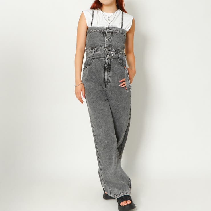 ビスチェ付きデニムオールインワン | GORGE  | 詳細画像3 