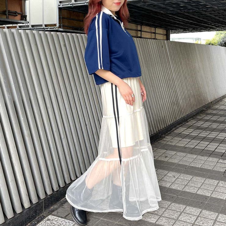 ラインチュールスカート[品番：GORW0008890]｜GORGE （ゴージ）の