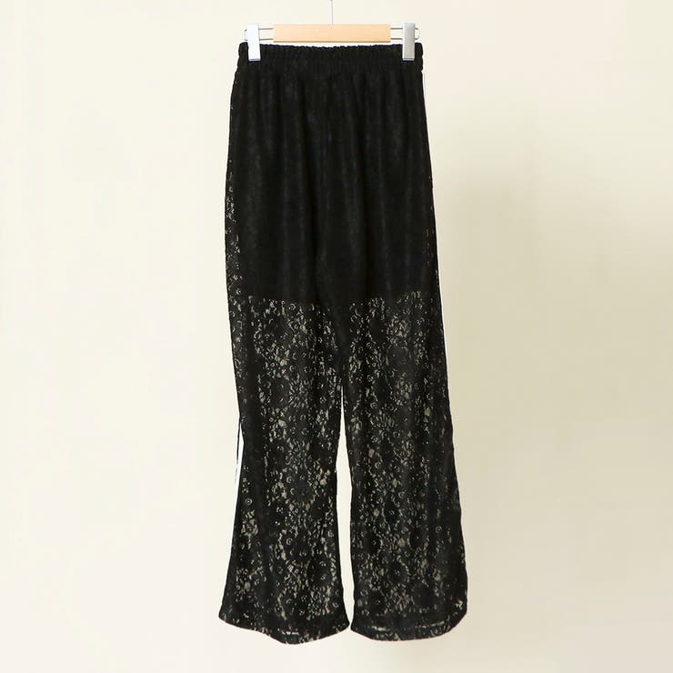 Lillilly レースボールシャツ レースワイドラインパンツ　14 レースラインパンツ[品番：GORW0009098]｜GORGE （ゴージ）の
