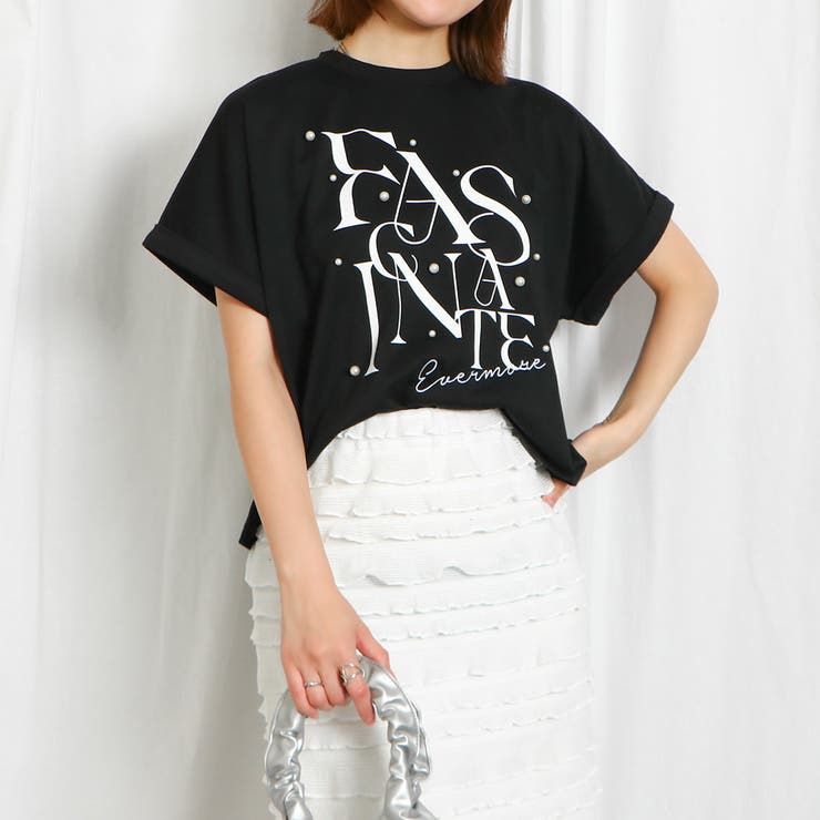 パール付きロゴTシャツ[品番：GORW0009165]｜GORGE （ゴージ