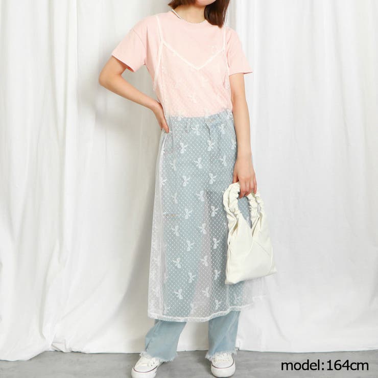 リボン柄レースワンピース | GORGE  | 詳細画像8 