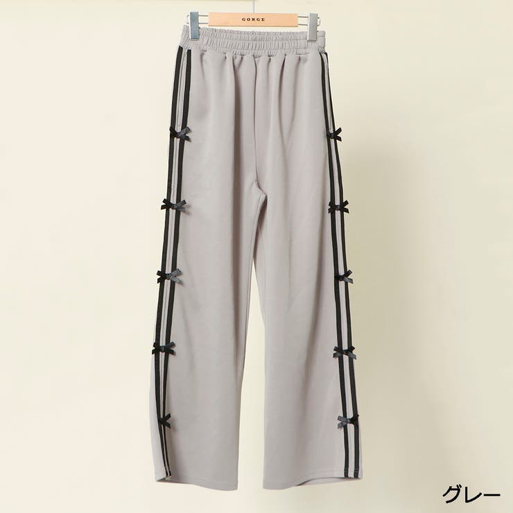 リベルタ ジャージー ズボン PE/RAYON GABARDINE STRETCH SHIRRING AND LACES WAIST PANTS(M